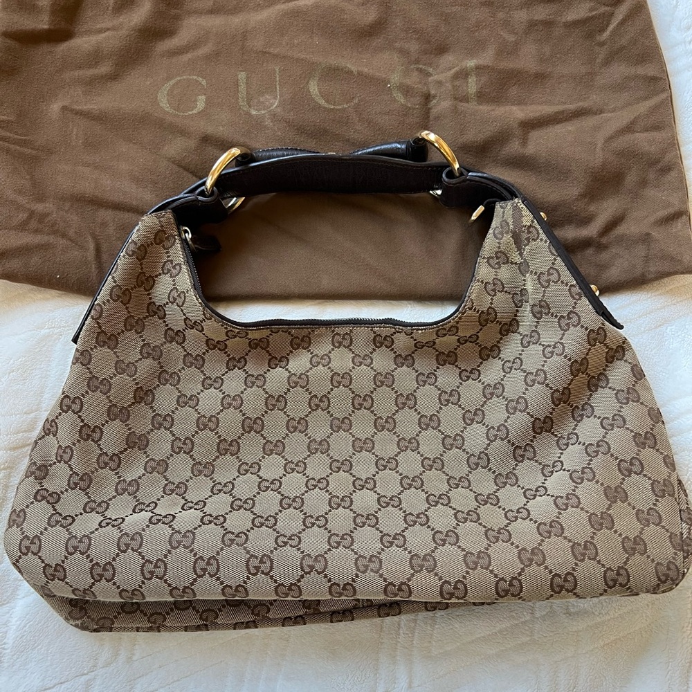 Brown Gucci handbag